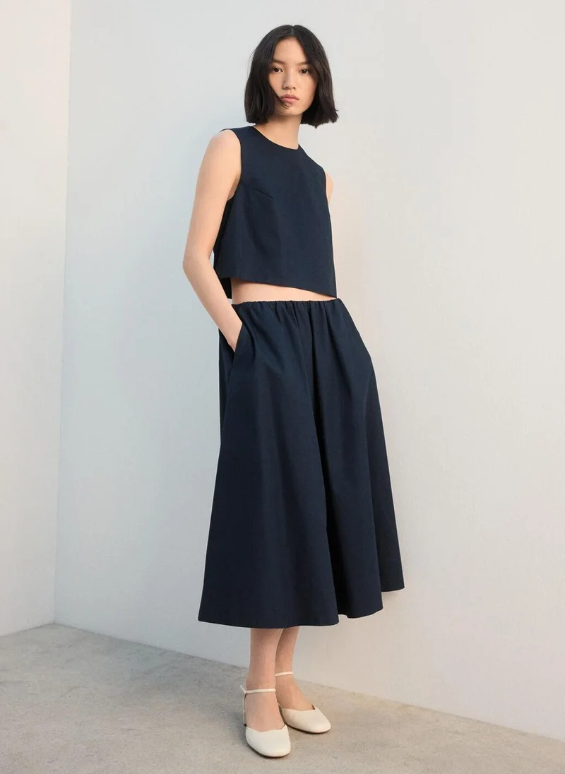 Mango  Buttoned crop top for Women | Best Price UAE